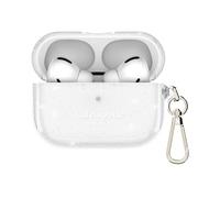 kate spade new york Custodia protettiva per AirPods 4 con anello portachiavi, colore argento scintillante, compatibile con AirPods di 4a generazione