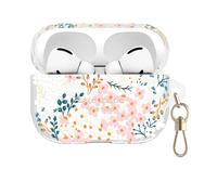 kate spade new york Custodia protettiva per AirPods Pro con anello portachiavi - rosa floreale multicolore, compatibile con AirPods Pro 2/1a generazione