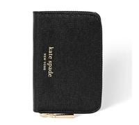 kate spade new york Devin Zip - Portafoglio magnetico per carte di credito, compatibile con telefoni e custodie MagSafe, colore: Nero