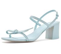 kate spade new york donna Loop Block Heel Sandali, Cielo Croccante, 38 EU