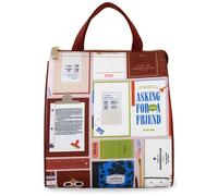 kate spade new york Graziosa borsa per il pranzo da donna, grande capacità, contenitore per il pranzo per adulti, con fodera interna termica argentata e tasca portaoggetti (Book Club)