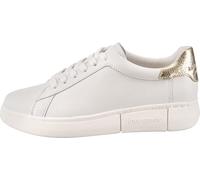 Kate Spade New York Lift, Sneaker da Donna Stringate, Bianco (Optic White)/Oro Chiaro, 40 EU
