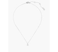 Kate Spade New York Little Luxuries - Ciondolo quadrato trasparente/argento, taglia unica, in metallo, con zirconi cubici, talla única, Metallo, Zirconia cubica