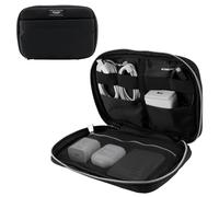 Kate Spade New York Nylon Tech Organizer Pouch - Organizer per cavi elettronici, caricabatterie, power bank, AirPods e accessori, colore: nero