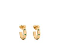 Kate Spade New York Orecchini huggie Set in Stone, Smeraldo