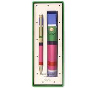 Kate Spade New York - Penna stilo per touch screen, penna a sfera in metallo con inchiostro nero e custodia (Sunny Day Stripe)