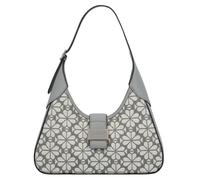 Kate Spade New York Spade Flower Jacquard Borsa a spalla grigio, tessuto, donna