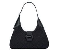 Kate Spade New York Spade Flower Jacquard Borsa a spalla nero, tessuto, donna