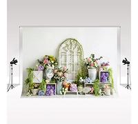 Kate Spring Garden fiore ritratto fotografia studio sfondo 2,5x2,5m/8x8ft fotografia di nozze sfondo video sfondo fotografia neonata ripresa oggetti di scena Photo Booth Party Deco