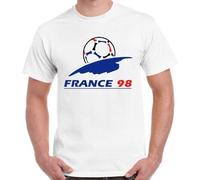 Katelyn World Cup France 98 Classic Football Logo Ideal Gift Retro T Shirt 2387 White M