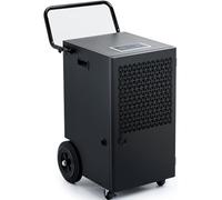 Katenpo Deumidificatore Industriale Professionale 90L/Giorno: Portatile Elettrico con Pompa di Scarico e Controllo Smart Umidità per Cantina/Garage/Case｜Compressore per Ambienti Grandi fino 300m²