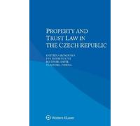 Kateřina Ronovská Eva Dobrovolná Bohumil Ha Property and Trust Law i (Tascabile)