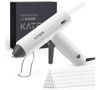 Katerk Pistola Colla a Caldo, 60W Pistola Colla a Caldo Professionale con 15 Stick di Colla da 11 * 15 mm, 60S Calore Veloce, Ideale per l'artigianato, la Decorazione