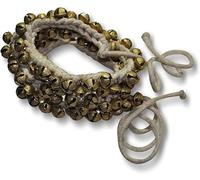 Kathak Ghungroo Coppia (50+50) Campane Legate con Cordoncino di Cotone Cavigliere Coppia di Gioielli Strumenti Musicali Accessori Danza