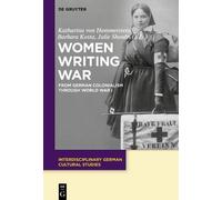 Katharina von Hammerstein Women Writing War (Copertina rigida)