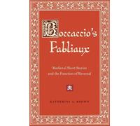 Katherine A. Brown Boccaccio's Fabliaux (Tascabile)