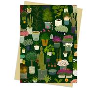 Katherine Quinn Plant People Greeting Card Pack: Pack of 6 Blank Inside and Shrink-wrapped With a Gold Envelope