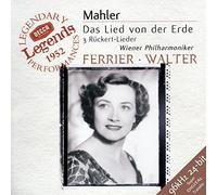 Kathleen Ferrier, Julius Patzak - Mahler: Das Lied von der Erde / 3 Ruckert-Lieder by Kathleen Ferrier, Julius Patzak Original recording remastered edition (2000) Audio CD