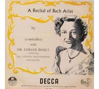 Kathleer Ferrier - A Recital Of Bach Arias - Kathleen Ferrier 10"