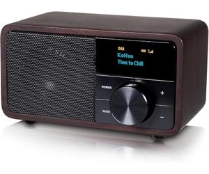KATHREIN DAB + 1 MINI RADIO DE ESCRITORIO DAB +, FM DAB +, FM, BLUETOOTH MADERA OSCURA