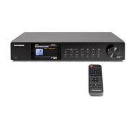 KATHREIN DAB+ 43 tune - Modulo HiFi largo 43 cm - Nero | Display a colori da 4″, Amazon Music, Spotify, Deezer, audio Bluetooth, LAN/WiFi