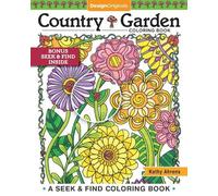 Kathy Ahrens Country Garden Coloring Book (Tascabile)