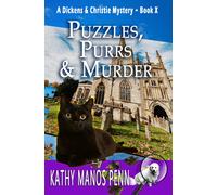 Kathy Manos Penn Puzzles, Purrs & Murder (Tascabile) Dickens & Christie Mystery