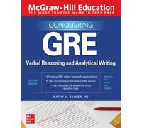 Kathy Zahler McGraw-Hill Education Conquering GRE Verbal Reasoning a (Tascabile)