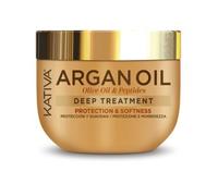 KATIVA - Trattamento Olio di Argan | 300 ml | Nutre con olio d'oliva e peptidi. Dona morbidezza e brillantezza ai capelli secchi