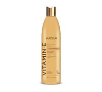 Kativa Biotina & Bamboo Vitamina E Shampoo | 500 ml | Ripara doppie punte | Idrata, ripristina ed equilibra il cuoio capelluto | Promuove la crescita dei capelli forti