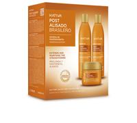 KATIVA Trattamento Post Lisciante Brasiliano | Shampoo e Balsamo | Prolunga la Lisciatura del 50% | Antifrizz | Kit 2 pezzi | 225 ml | con cheratina vegetale e acido ialuronico