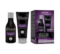Kativa Kit Keratin Post Stiratura Xpress Prolunga l'Effetto Liscio