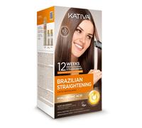 Kativa Kit lisciante brasiliano (cheratina) con olio di argan e acido ialuronico
