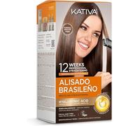Kativa - Kit lisciante brasiliano (cheratina) con olio di argan e acido ialuronico | 1 pezzo