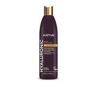 Kativa Luxury | Shampoo | Acido Ialuronico | Keratina | Coenzima Q10 | Rafforza e idrata profondamente | Formula Vegana | Imballaggio riciclato | Per uso quotidiano | Cont. 500 ml