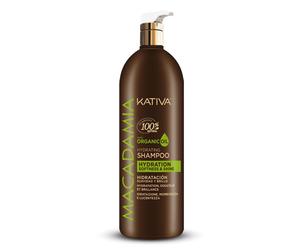 KATIVA ORGANIC OIL MACADAMIA SHAMPOO CAPELLI HYDRATION E SHINE 1000ML