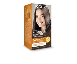 Kativa Professional Brazilian Keratin Straightening Kit 4 Pc