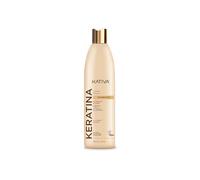 KATIVA Shampoo alla Cheratina 355 mL - Nutrizione e Riparazione Intensa - Proteine di Cisteina - Per Capelli Danneggiati e Trattati