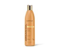 KATIVA Shampoo Argan Oil Capelli con Olio d’Oliva & Peptidi | Protezione e Forza per Capelli Deboli | Shampoo Nutriente e Rinforzante | 355 ml