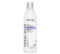 KATIVA - Total Plex Shampoo Ricostruttore | 355 ml | Detergi e aiuta a ricostruire. Uso quotidiano con fragranza premium.