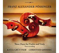 Katja Gruttner Possinger: Three Duos for Violin & Viola (CD)