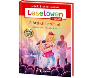 Katja Richert V Leselöwen 1. Klasse - Plötzlich berühmt: Die (Copertina rigida)