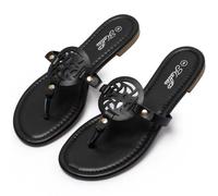 katliu Infradito Donna Estate Sandali Eleganti Flip Flop 36-42 | Suola morbida, design slip-on e forma piatta per spiaggia, vacanze, città e giornate calde