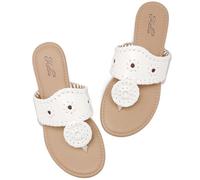 katliu Infradito Donna Estive Comode - Ciabatte Antiscivolo Eleganti Aperte da Spiaggia Piscina Mare, Flip Flop Moda per Cerimonia 38
