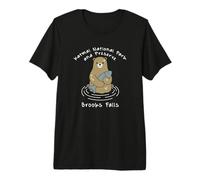 Katmai National Park Preserve Brooks Falls Salmone Orso Bruno Maglietta Premium