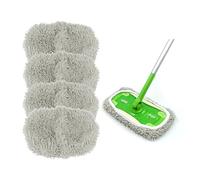 katmerio 4 panni riutilizzabili per Swiffer Sweeper Mop, Panni umidi con elevata assorbimento di acqua e sporco