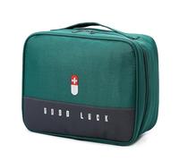 Katmerio Borsa per Medicinali - Set da Viaggio Medica Portatile, Capacità Elevata, Impermeabile per Viaggi, Casa, Ufficio - di Emergenza Vuota in 2 Dimensioni