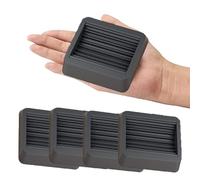 katmerio Set di 5 sottobicchieri per mobili, in gomma, antiscivolo, per sedie a rotelle, per mobili, mobili, per tutti i pavimenti e le ruote, divani e letto