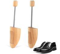 Katmerio Tenditore per scarpa per uomo e donna, in legno, extra forte, estensore come piega e protezione antipiega, traspirante, adatto anche per stivali o scarpe da ginnastica, marrone, L