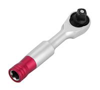 Katnetoly 1/4 Pollice 85MM Riparazione Mini Torque Rachet Wrench Set Attrezzo Manuale per Veicolo della Bici della Bicicletta Chiave Un Bussola Tool Kit